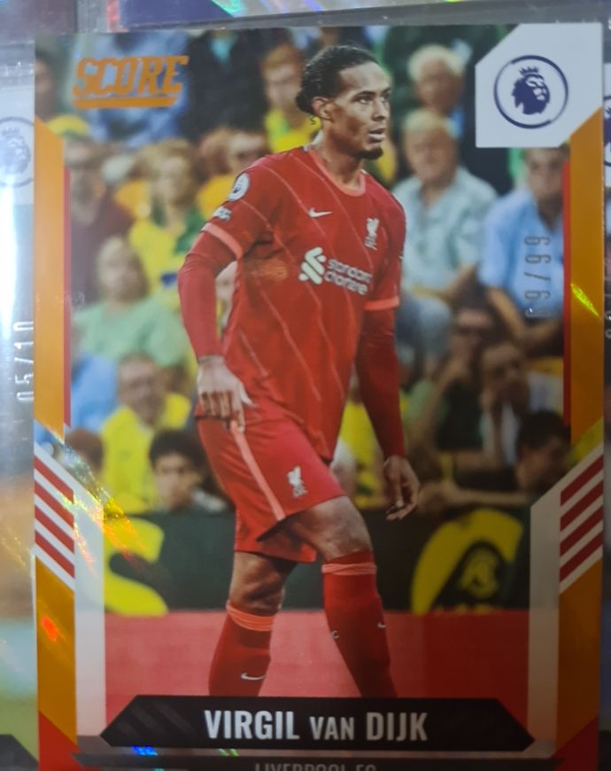 2021-22 Panini Score Premier League #99 Virgil van Dijk — front