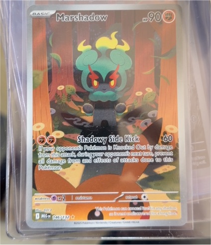 2025 Pokemon Mega Evolution ME01 Marshadow #146/132 — front