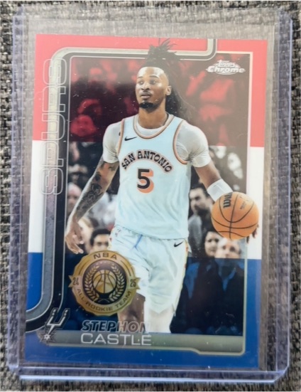 2025-26 Topps Chrome #228 Stephon Castle — front