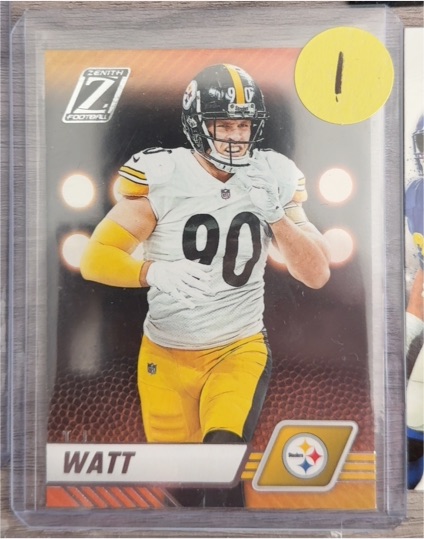 2023 Panini Zenith #87 T.J. Watt Pittsburgh Steelers — front