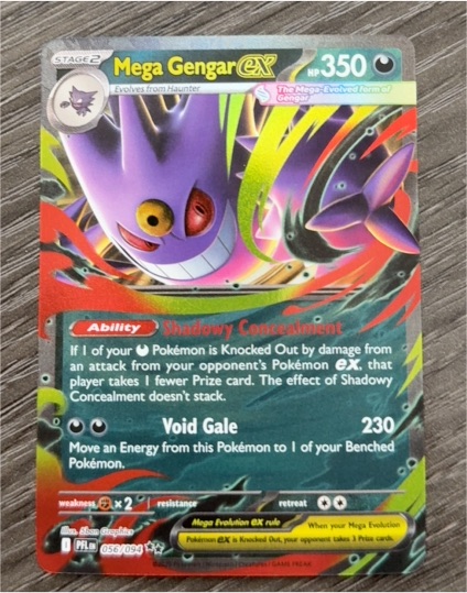 2025 Pokémon #056 Mega Gengar ex — front