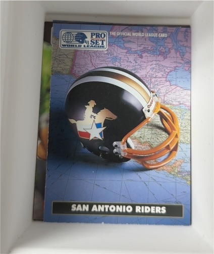 1991 Pro Set WLAF #19 San Antonio Riders — front