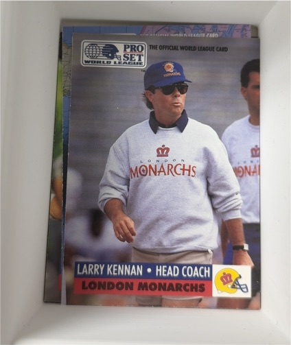 1991 Pro Set #12 Larry Kennan — front