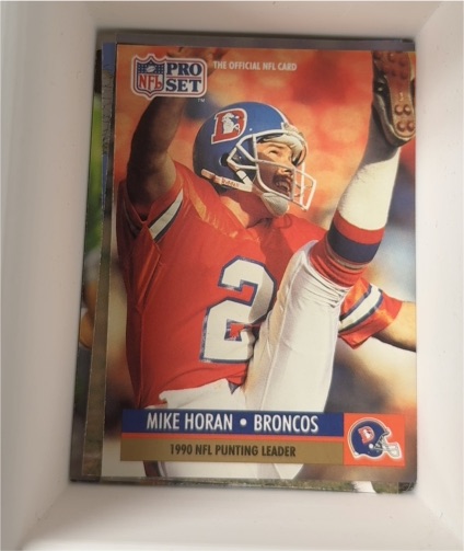 1990 Pro Set #15 Mike Horan — front
