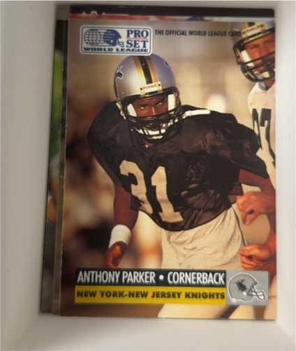 1991 Pro Set #20 Anthony Parker — front