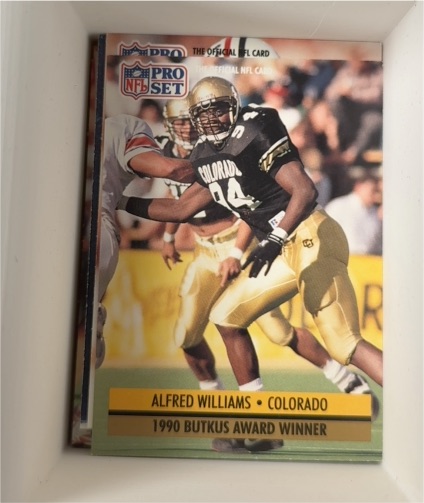 1991 Pro Set #35 Alfred Williams — front