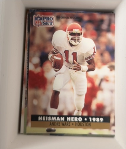 1991 Pro Set #38 Andre Ware — front