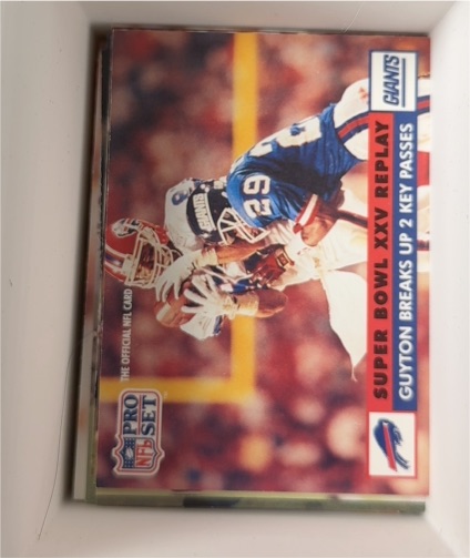 1991 Pro Set #48 Guyton Breaks Up 2 Key Passes — front