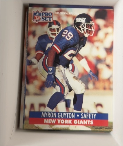 1991 Pro Set #61 Myron Guyton — front