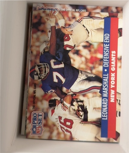 1991 Pro Set #67 Leonard Marshall — front