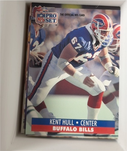 1991 Pro Set #76 Kent Hull — front