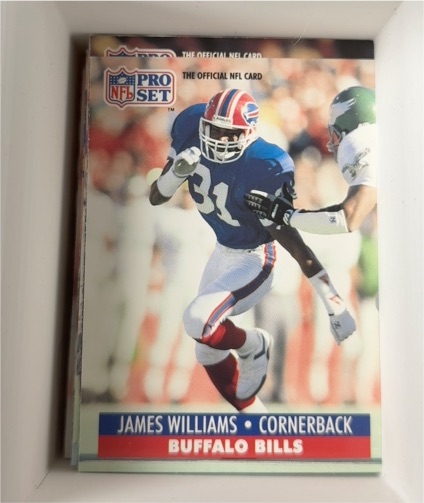 1991 Pro Set #87 James Williams — front