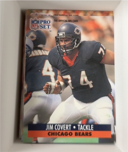 1991 Pro Set #102 Jim Covert — front