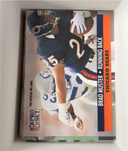 1991 Pro Set #105 Brad Muster — front