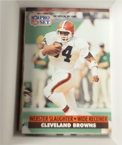 1991 Pro Set #125 Webster Slaughter — front