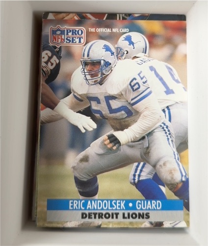 1991 Pro Set #145 Eric Andolsek — front