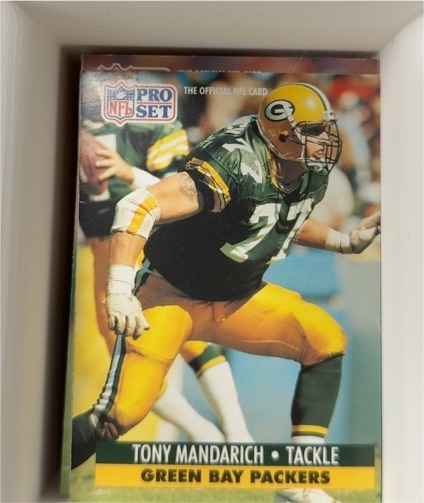 1991 Pro Set #77 Tony Mandarich — front