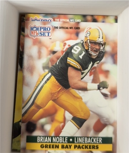 1991 Pro Set #159 Brian Noble — front