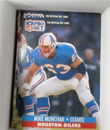 1991 Pro Set #63 Mike Munchak — front