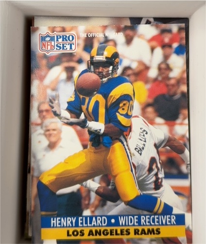 1991 Pro Set #30 Henry Ellard — front