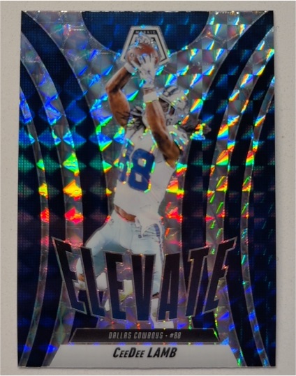 2025 Panini Mosaic #12 CeeDee Lamb Elevate Mosaic Silver Prizm — front