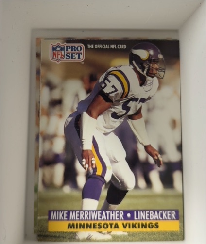 1991 Pro Set #219 Mike Merriweather — front