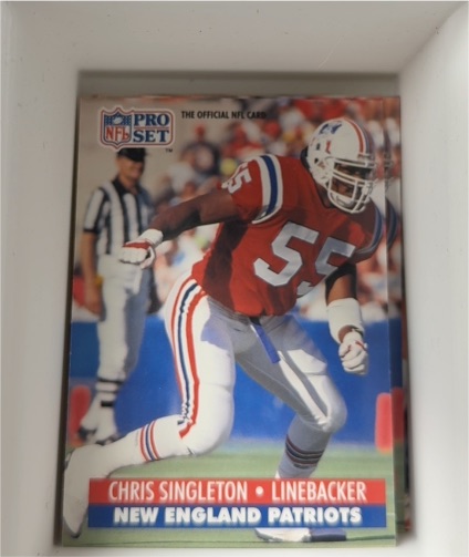1991 Pro Set #55 Chris Singleton — front