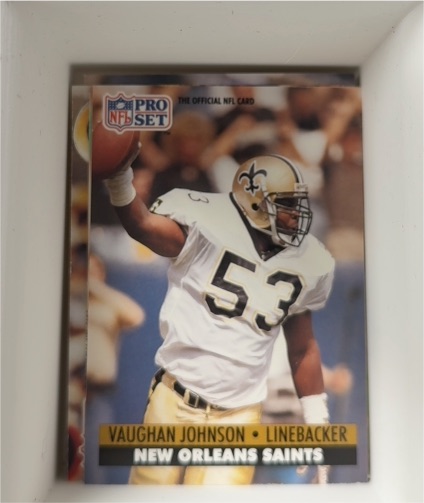 1991 Pro Set #237 Vaughan Johnson — front