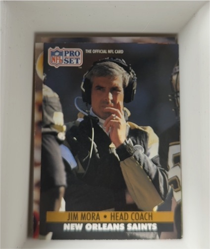 1991 Pro Set #243 Jim Mora — front