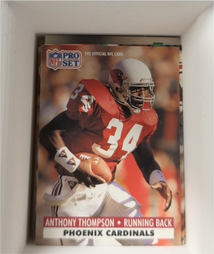 1991 Pro Set #268 Anthony Thompson — front