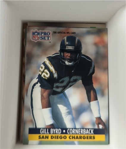 1991 Pro Set #282 Gill Byrd — front