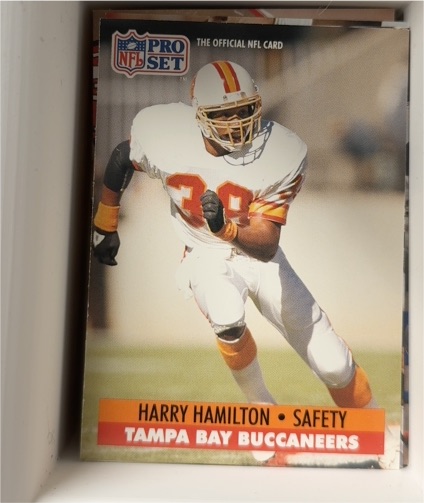 1991 Pro Set #310 Harry Hamilton — front