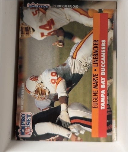 1991 Pro Set #312 Eugene Marve — front