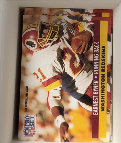 1991 Pro Set #316 Earnest Byner — front