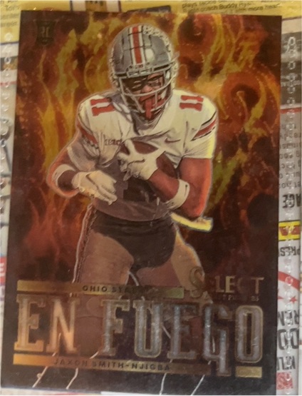 2023 Panini Select Draft Picks En Fuego #EF-JSN Jaxon Smith-Njigba — front
