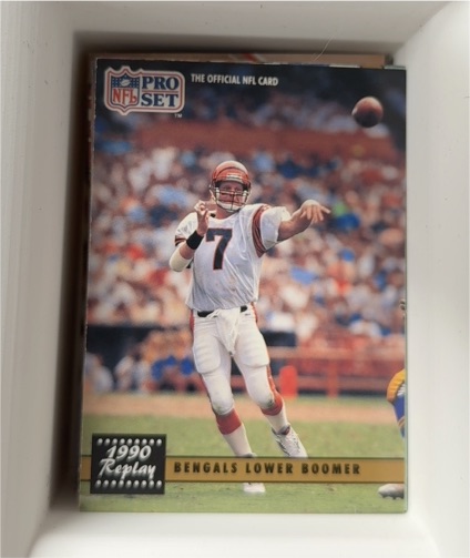 1991 Pro Set #327 Boomer Esiason — front