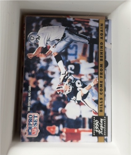1991 Pro Set #328 Bills Come From Behind Again — front