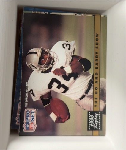 1991 Pro Set #335 The Bo and Barry Show — front