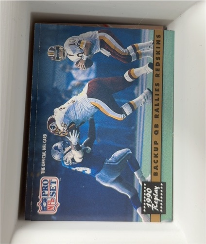 1991 Pro Set #330 Jeff Rutledge — front