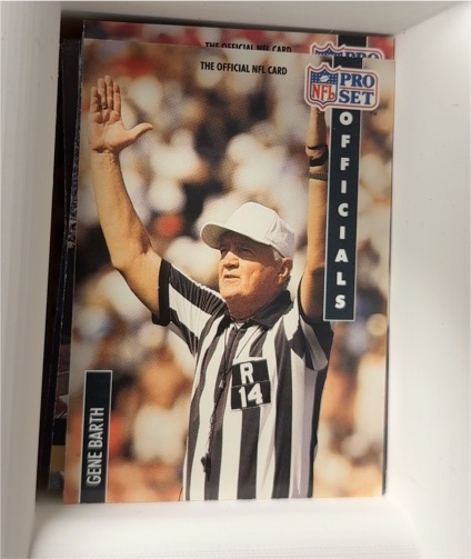1991 Pro Set #357 Gene Barth — front