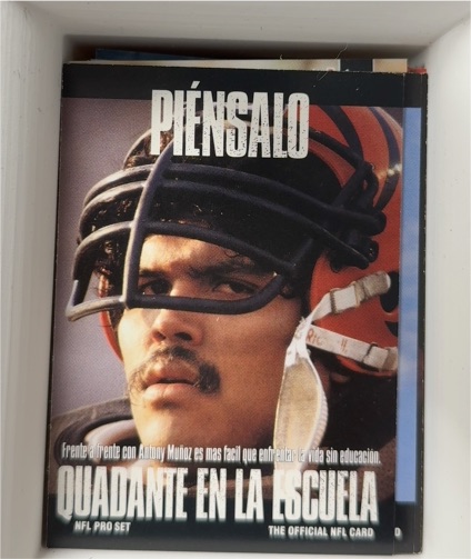 1991 Pro Set #375 Anthony Munoz — front