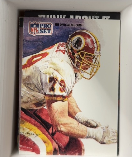 1991 Pro Set #381 Jim Lachey — front