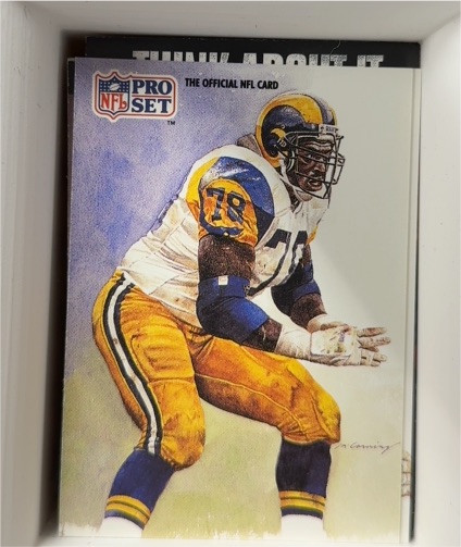 1991 Pro Set #382 Jackie Slater — front