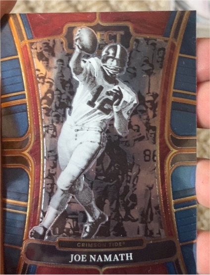 2023 Panini Select Draft Picks #96 Joe Namath Alabama Crimson Tide — front