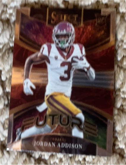 2023 Panini Select Draft Picks #FUT-5 Jordan Addison — front
