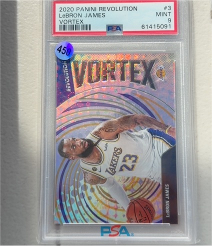 2020 Panini Revolution #3 LeBron James Vortex — front