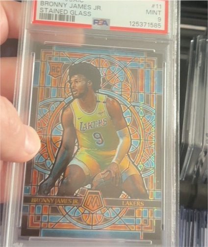 2024-25 Panini Mosaic #11 Bronny James Jr. — front