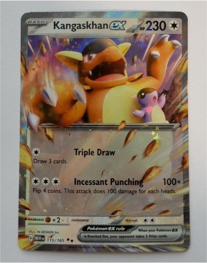 2022 Pokémon Scarlet & Violet 151 #115 Kangaskhan ex — front