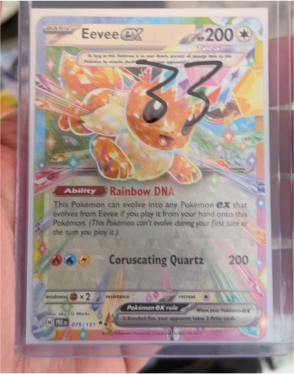2025 Pokémon SV: Prismatic Evolutions #075 Eevee ex — front