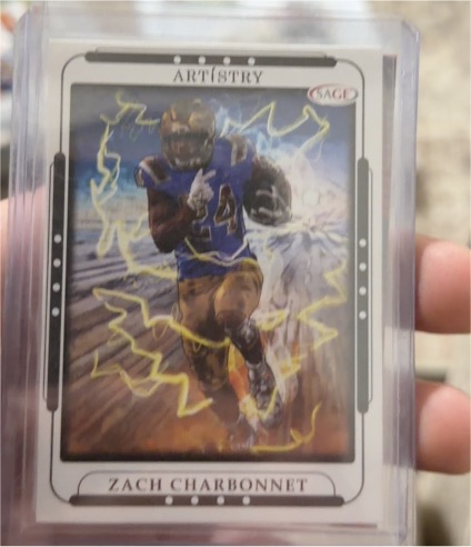 2023 SAGE Artistry #127 Zach Charbonnet — front